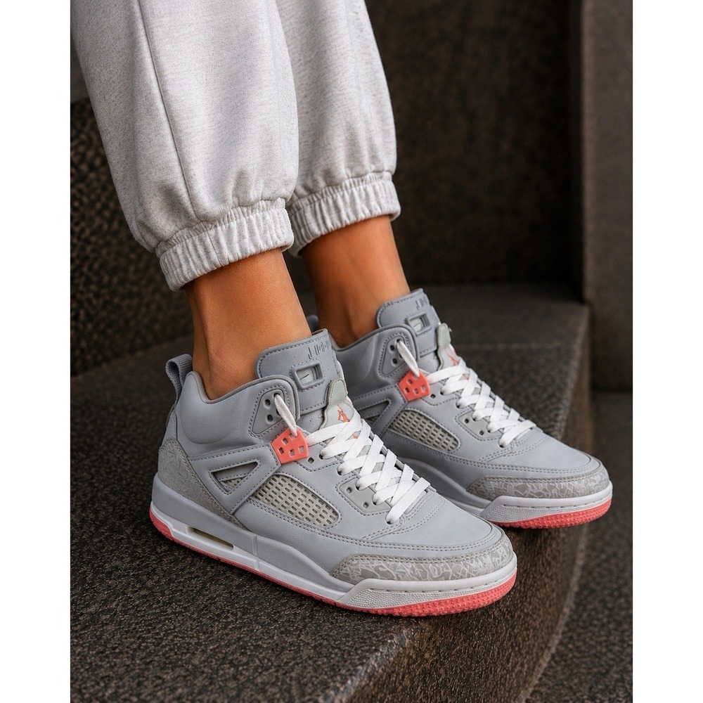 Nike Air Jordan Spiz'ike Sun Blush High Top Sneaker Sz 6.5Y Youth Shoes Athletic - Picture 1 of 9